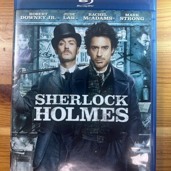 Sherlock Holmes (Blu-ray + DVD, 2009) Used Good - $6 - Picture 1 of 3